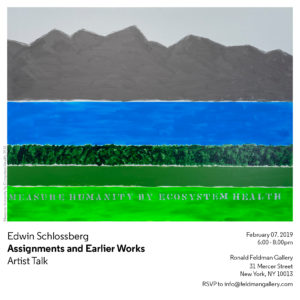 Edwin Schlossberg: Assignments and Earlier Works – Artist Talk