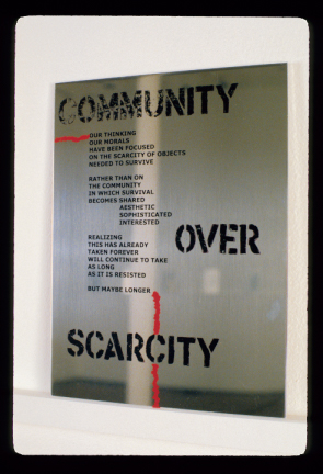 Community over scarcity