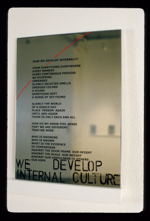 We develop internal culture